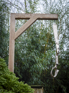 Noose collar Gallows (free standing)  edition of 5